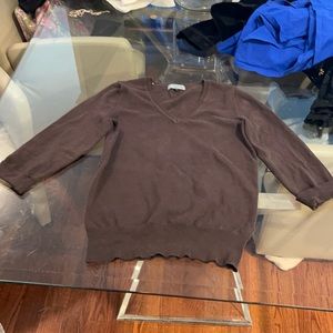 Red Herring V neck brown size 10 sweater